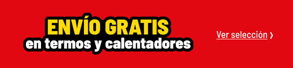 Envío gratis en termos y calderas